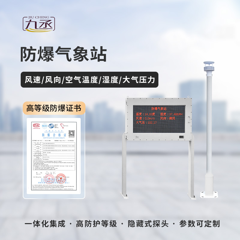 揭秘防爆氣象監測站：高科技守護下的安全生產