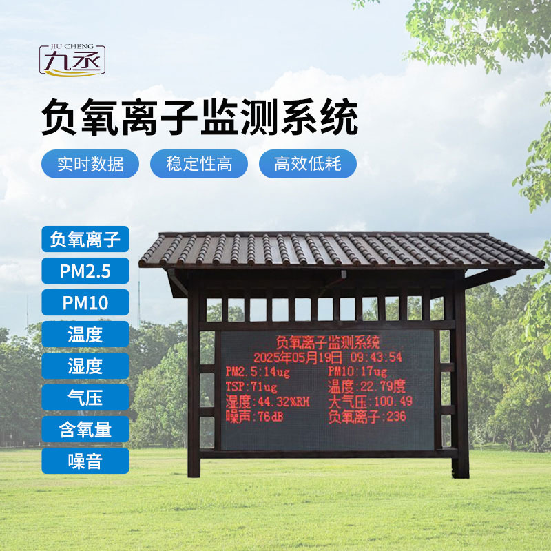 防腐木負氧離子監測站